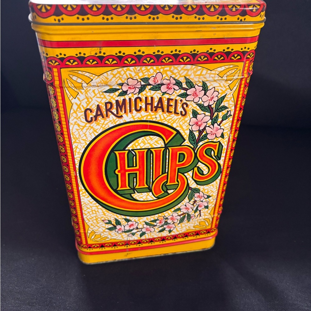 Vintage Carmichael's Chips Tin